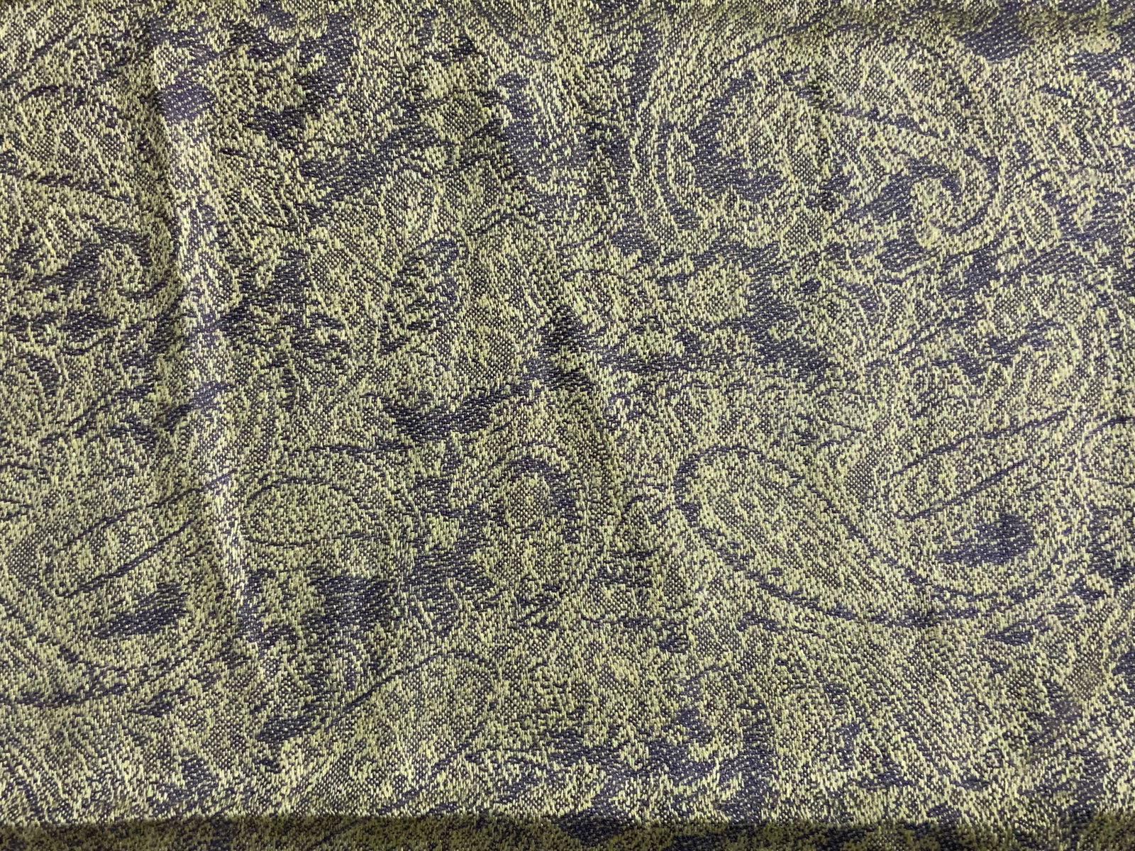 PASHMINA Fringed Pashmina & Silk Scarf Blk & Green (1 of 6)