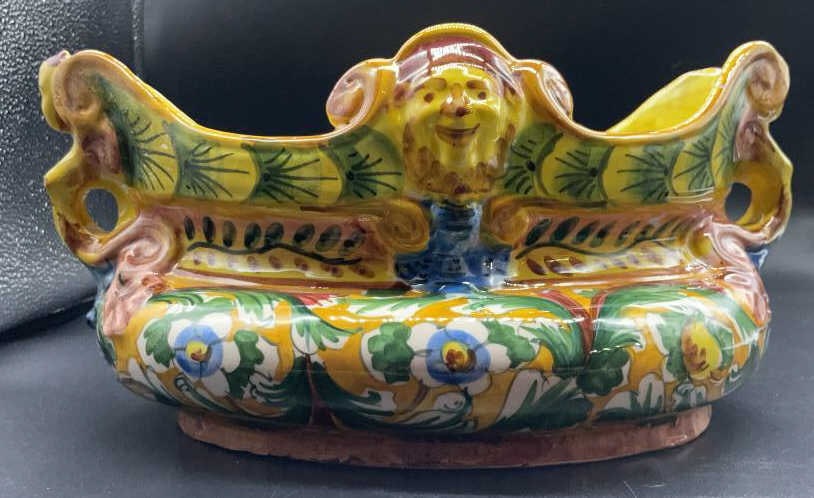 Assisi Italy Centerpiece Bowl w Faces (1 of 13)