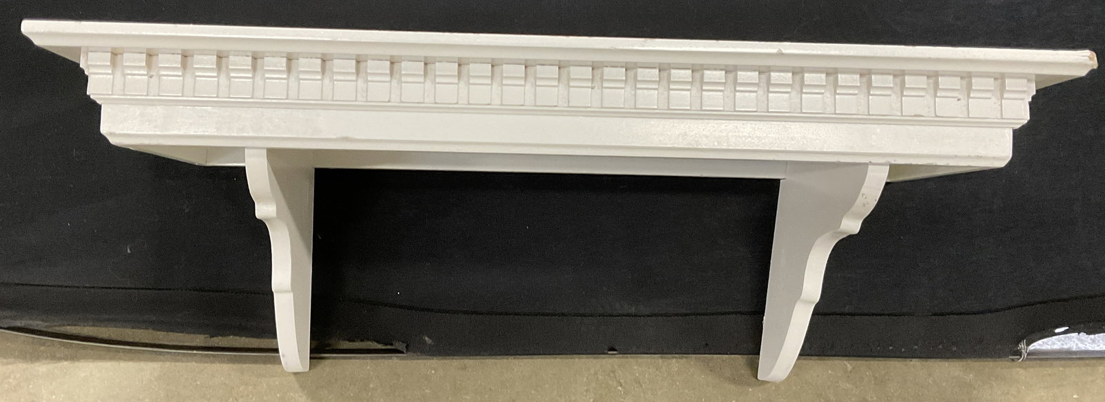 White Wooden Wall Shelf (1 of 7)