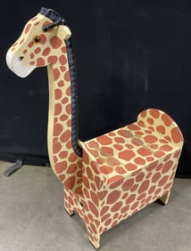 Giraffe Motif Toy / Storage Box, Lidded