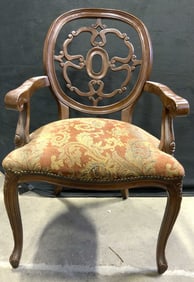 Vintage Wooden Sheraton Style End Chair