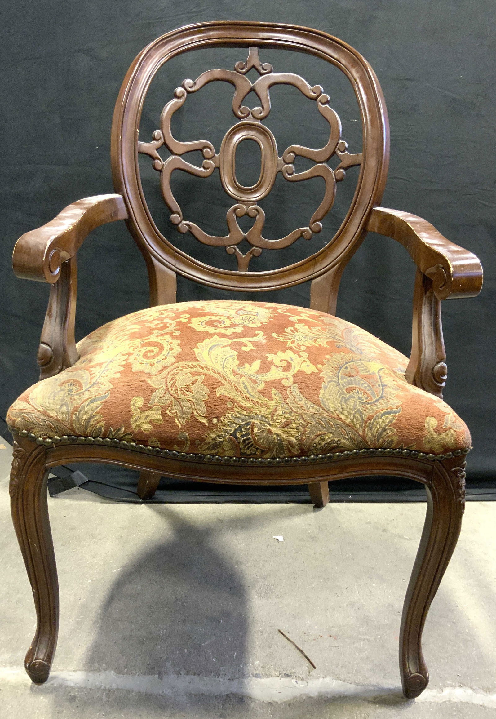 Vintage Wooden Sheraton Style End Chair (1 of 9)