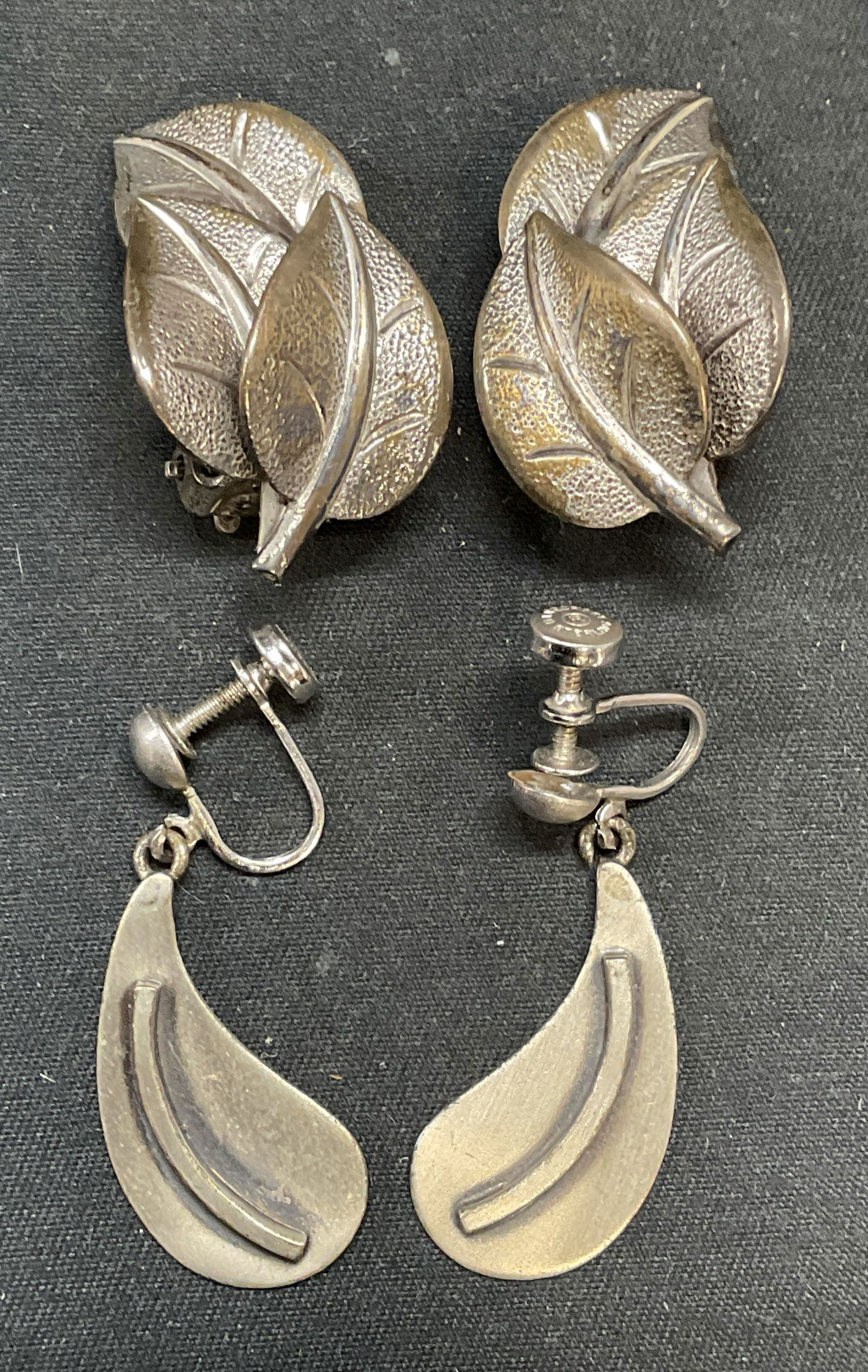 Lot 2 Vtg Danecraft Sterling Silver Earrings + (1 of 6)
