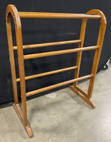 Vintage Wooden Quilt Rack