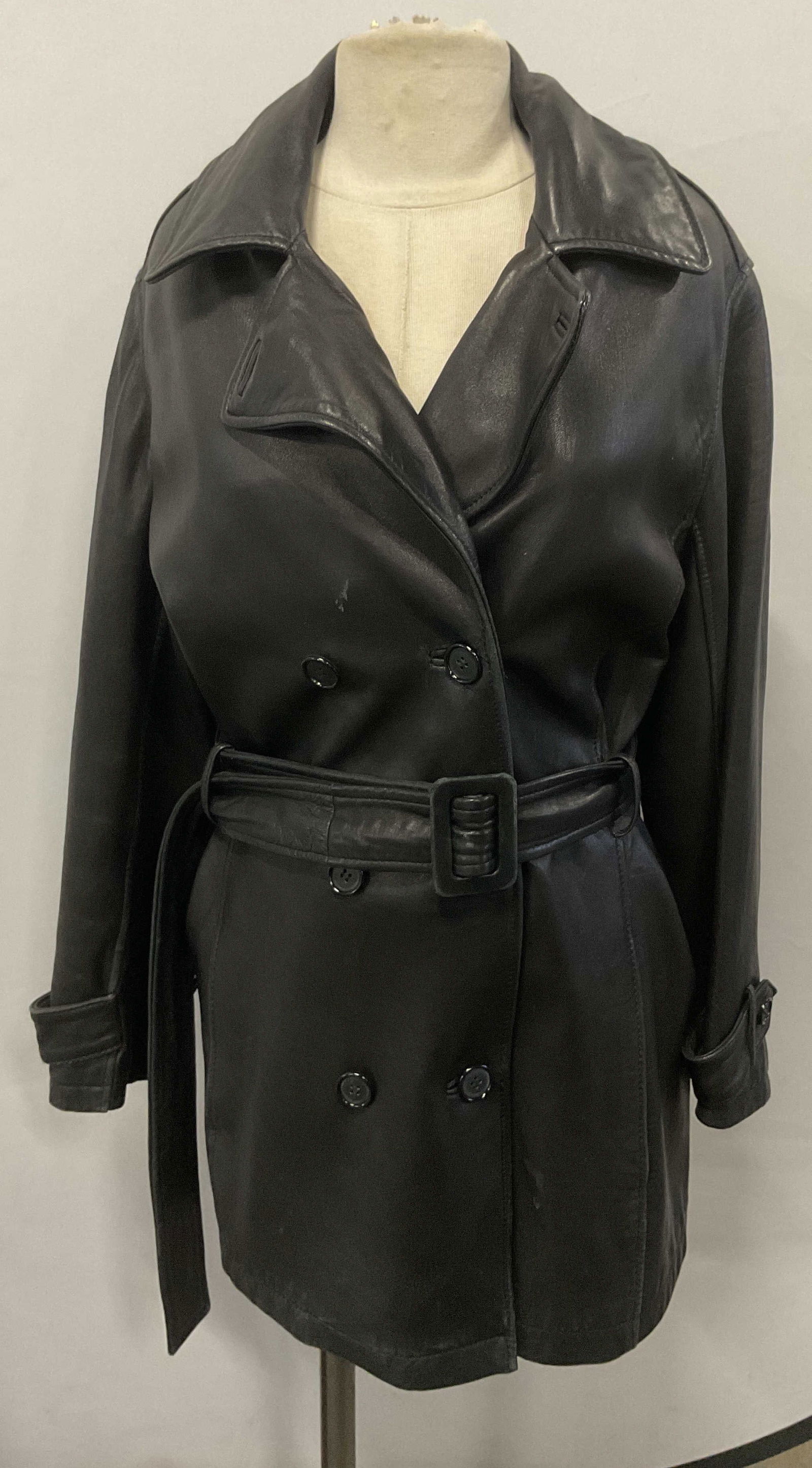 Andrew Marc Additions Black Leather Jacket (1 of 6)