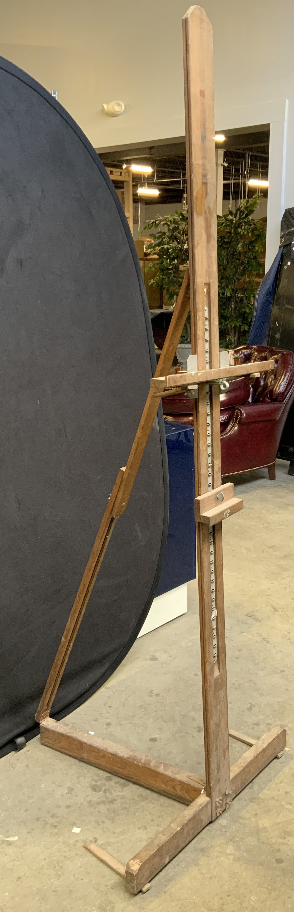 Antique Wooden Floor Size Easel (1 of 7)