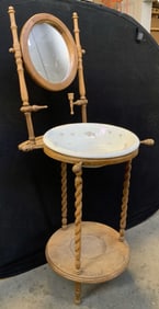 Antique Wooden Victorian Wash Stand