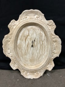 Vintage Plaster Wall Clock