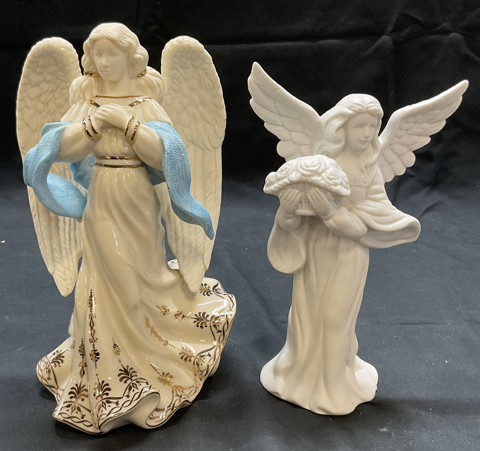 Lot 2 Lenox & Enesco Porcelain Angel Figurals (1 of 9)