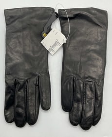 Neiman Marcus Black Leather Gloves NWT
