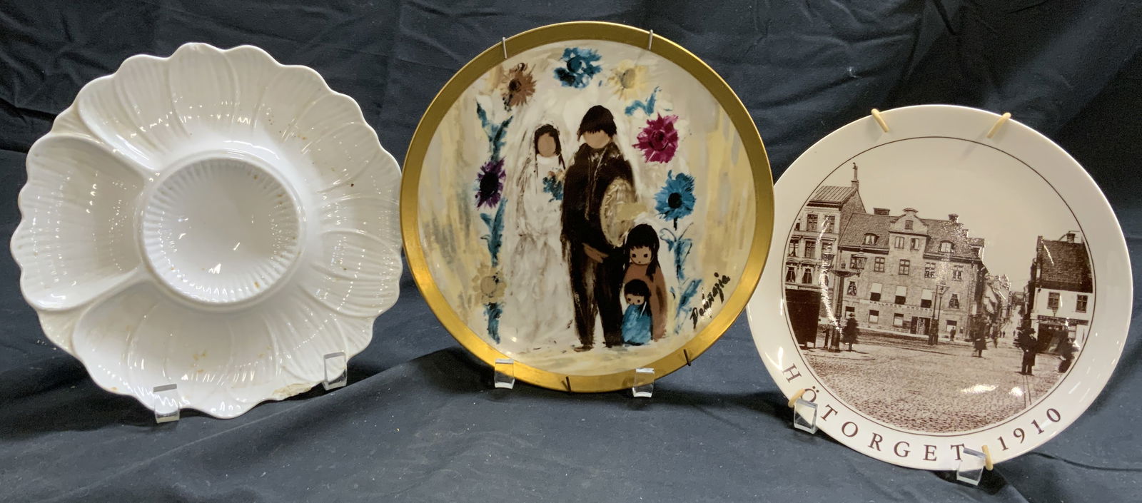 Lot 3 Assorted Porc Plate GUSTAVBERG & More (1 of 7)
