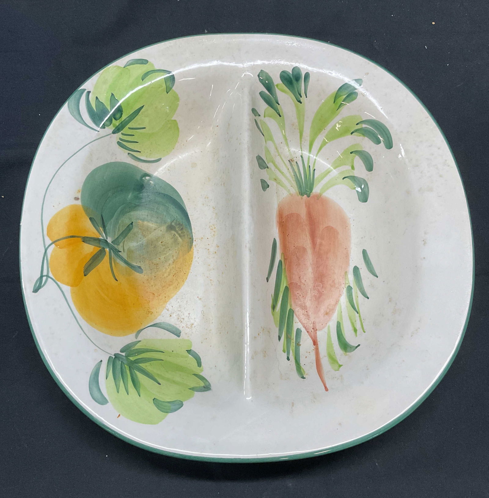 Pizzato Ceramic Divided Vegetable Bowl, Italy (1 of 6)