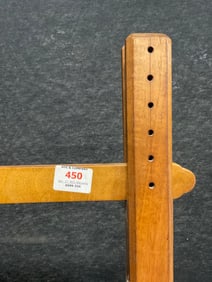 NYE & COMPANY Monogrammed Wooden Quilt Rack