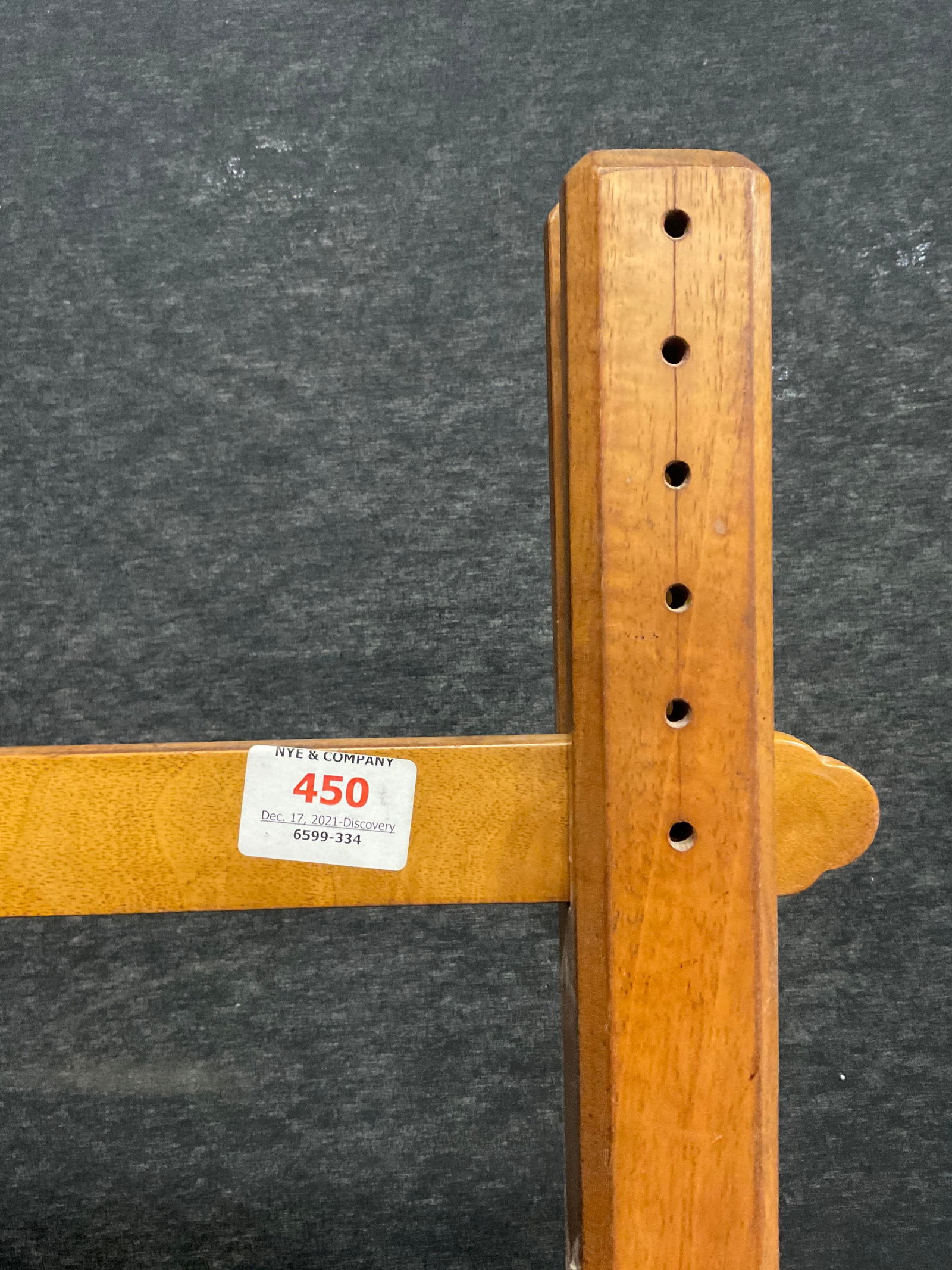 NYE & COMPANY Monogrammed Wooden Quilt Rack (1 of 8)