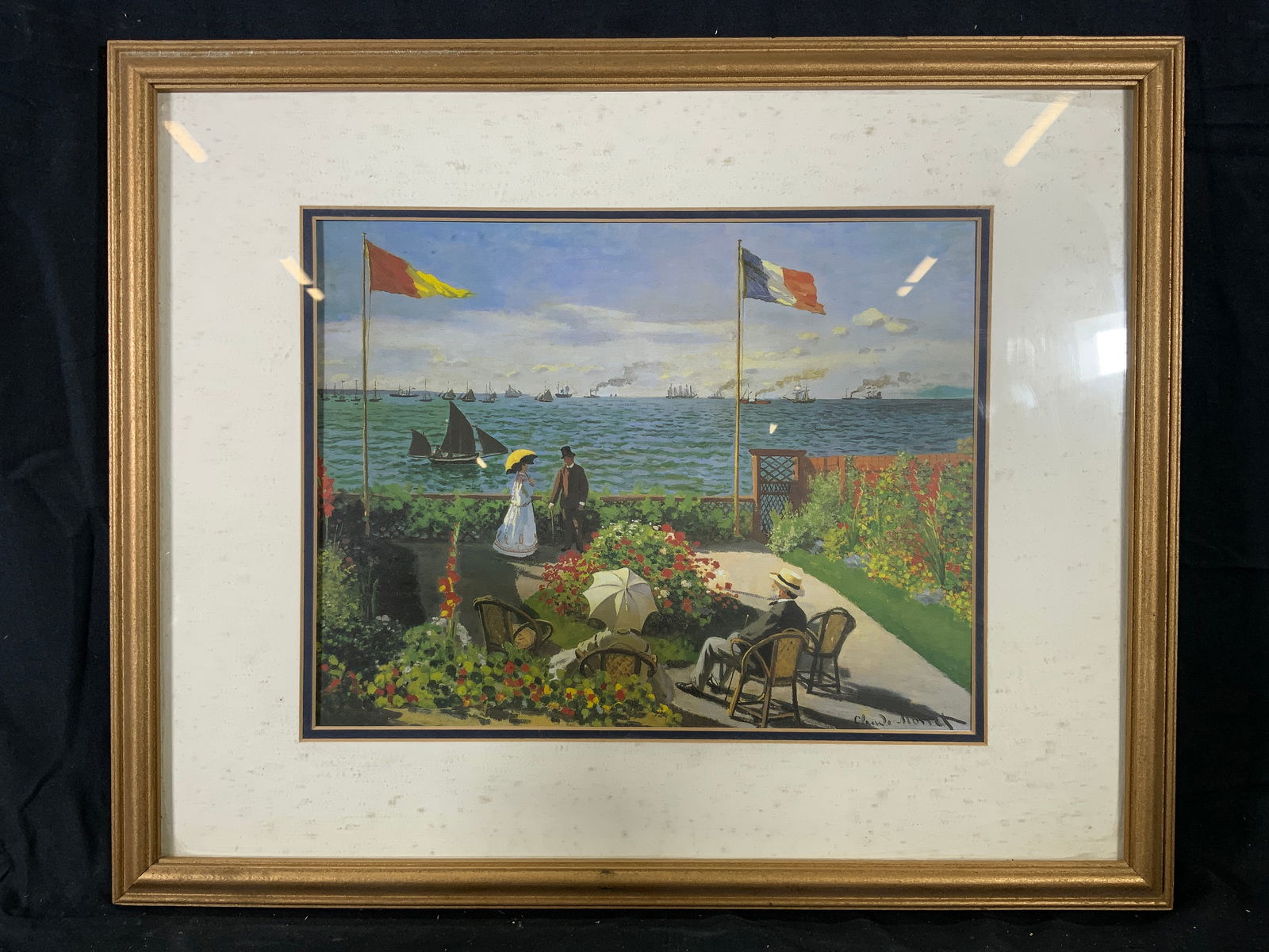 After Claude Monet Garden at Saint Adresse Litho (1 of 10)