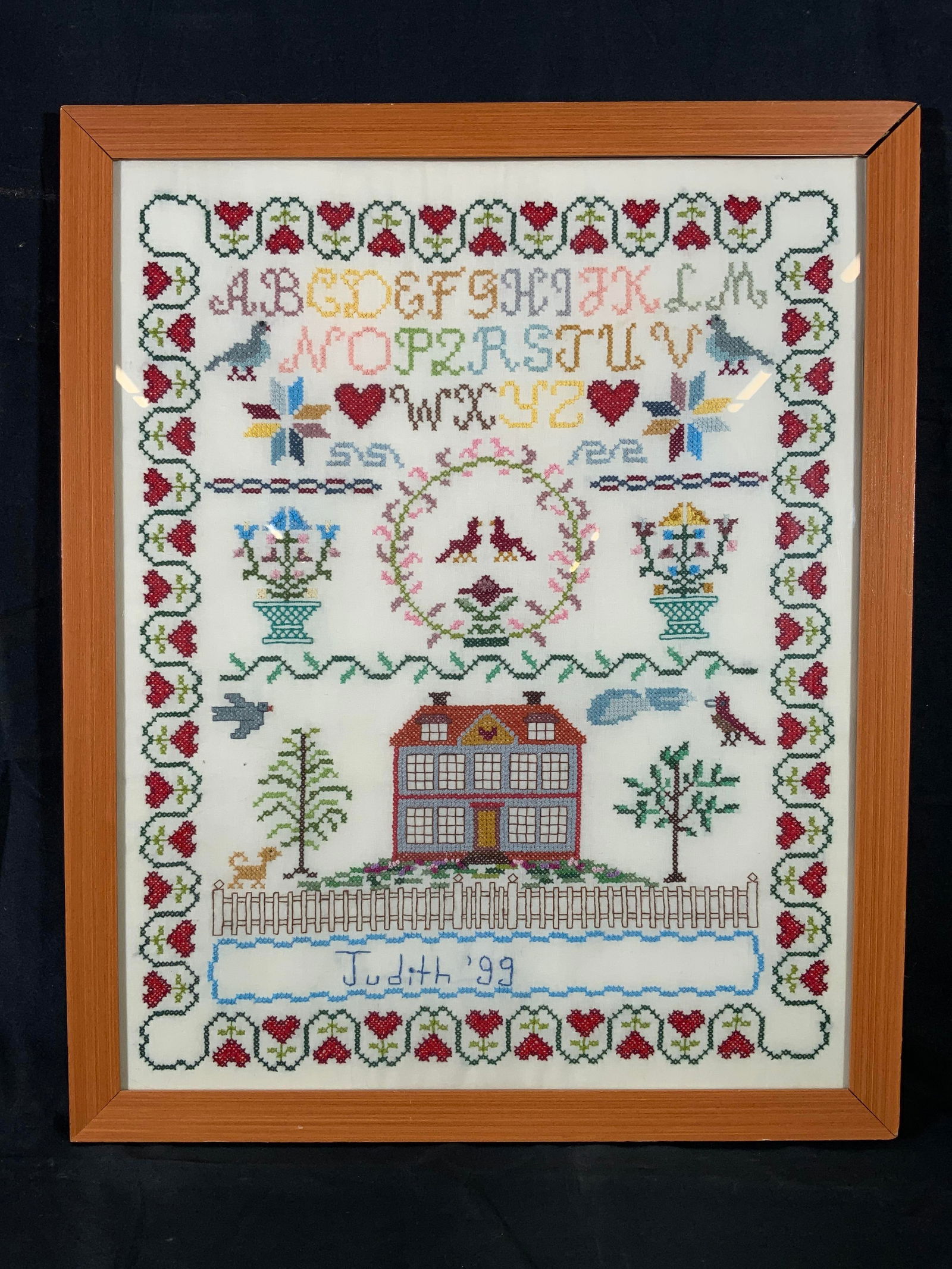 Cross Stitch Home & Birds Embroidery Sampler (1 of 11)
