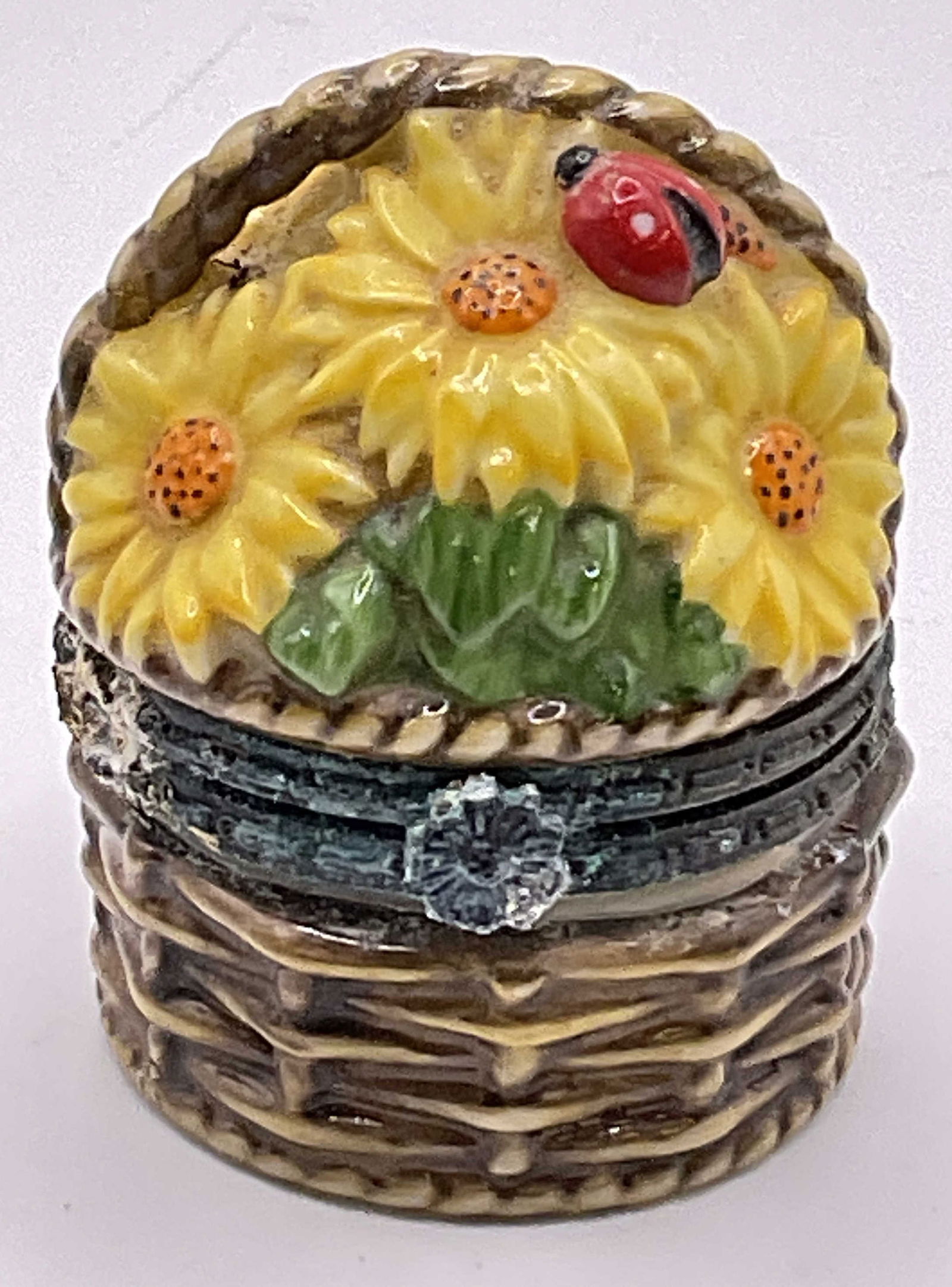 NATIONAL HOME GARDENING CLUB Floral Trinket Box (1 of 8)