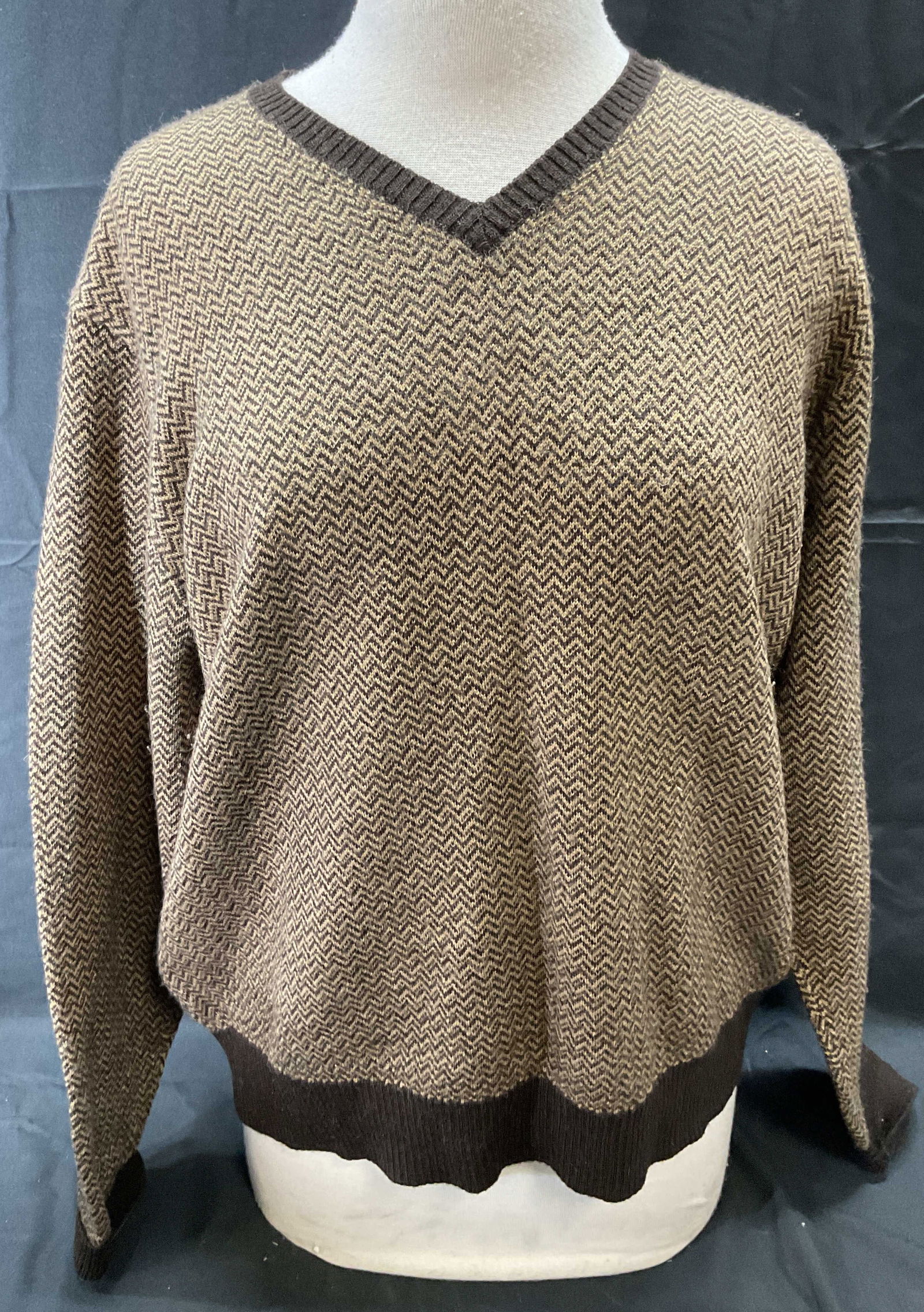Polo Ralph Lauren Brown Wool Alpaca Sweater (1 of 6)