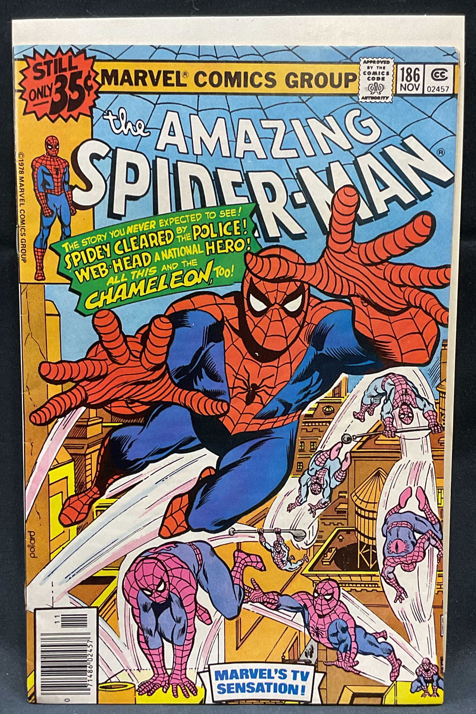 Marvel Comics Amazing Spider Man #186 1978 (1 of 6)