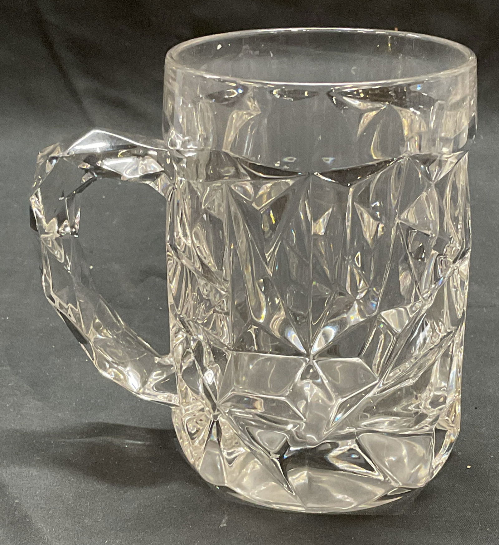 Tiffany & Co Crystal Rock Cut Beer Mug (1 of 7)