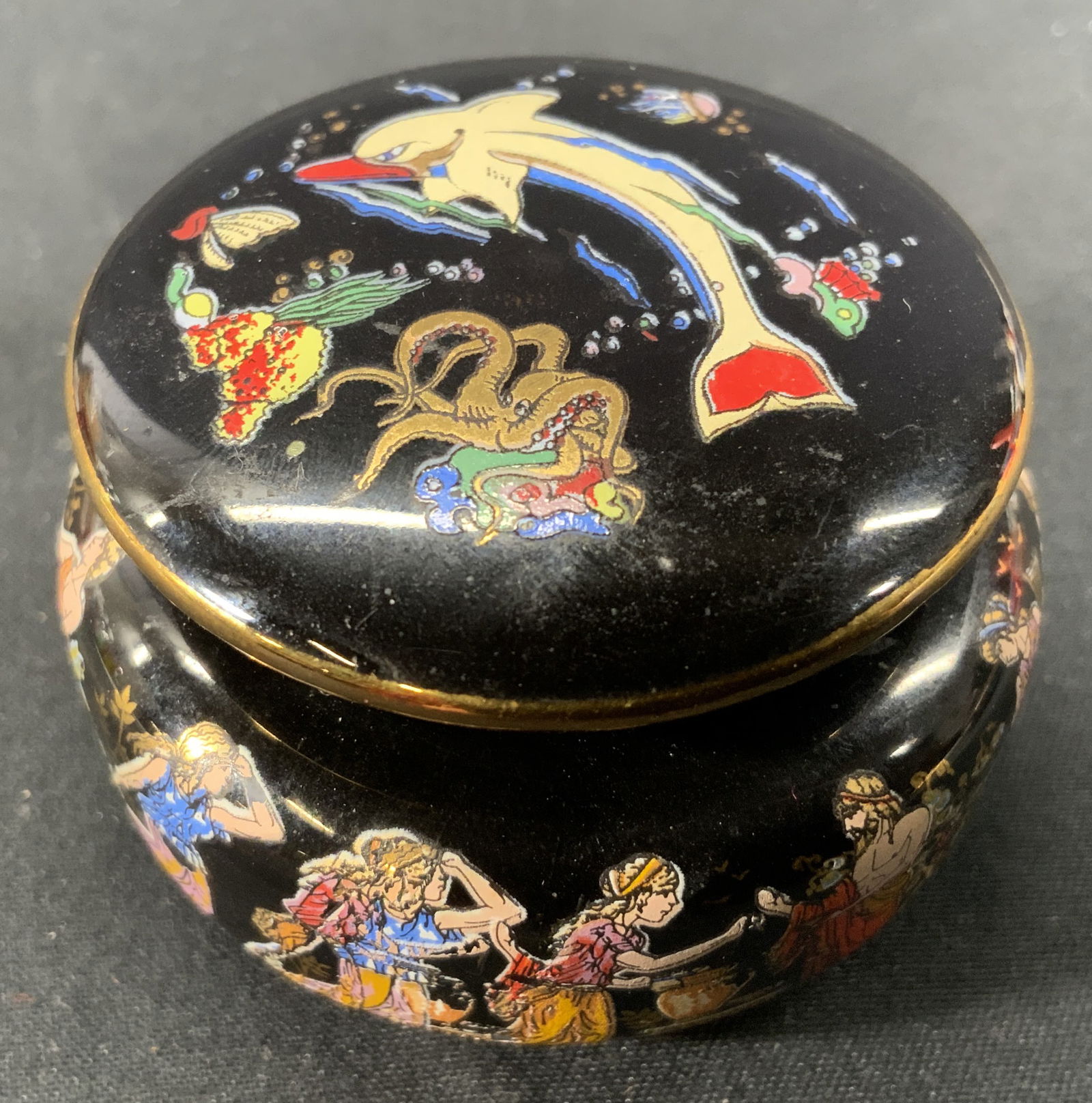 Ceramic Miniature Decorative Ointment Jar (1 of 8)