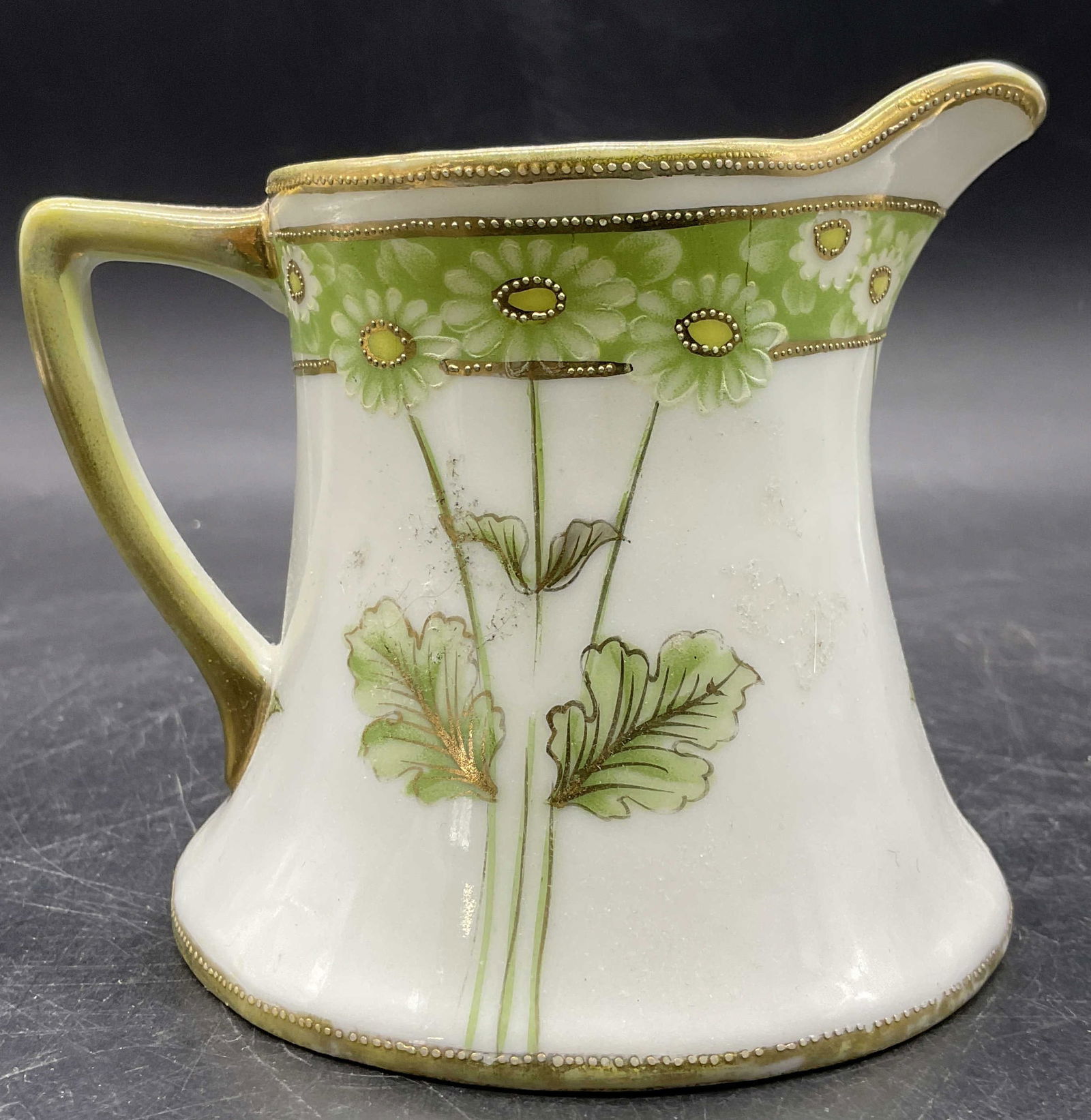 NIPPON Signed Hand Painted Porcelain Creamer (1 of 9)