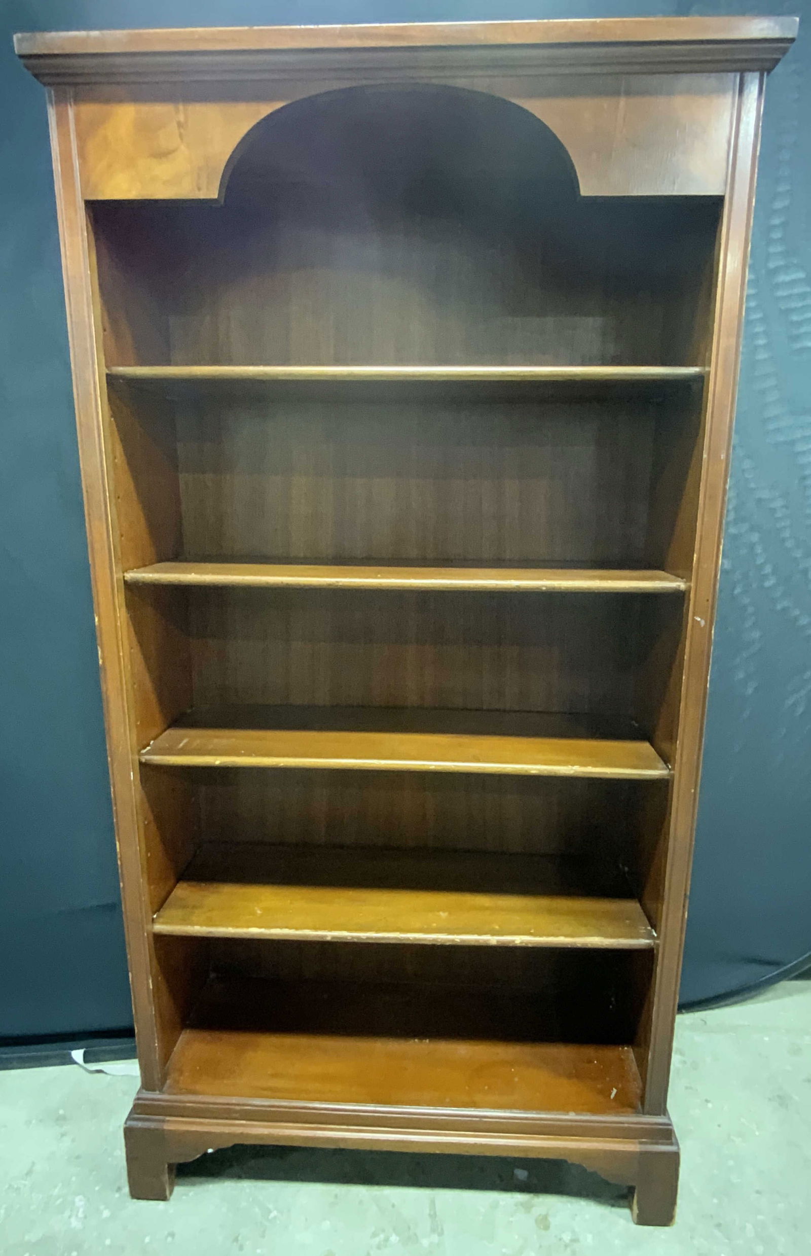 Vintage Wooden Open Front Bookcase (1 of 10)