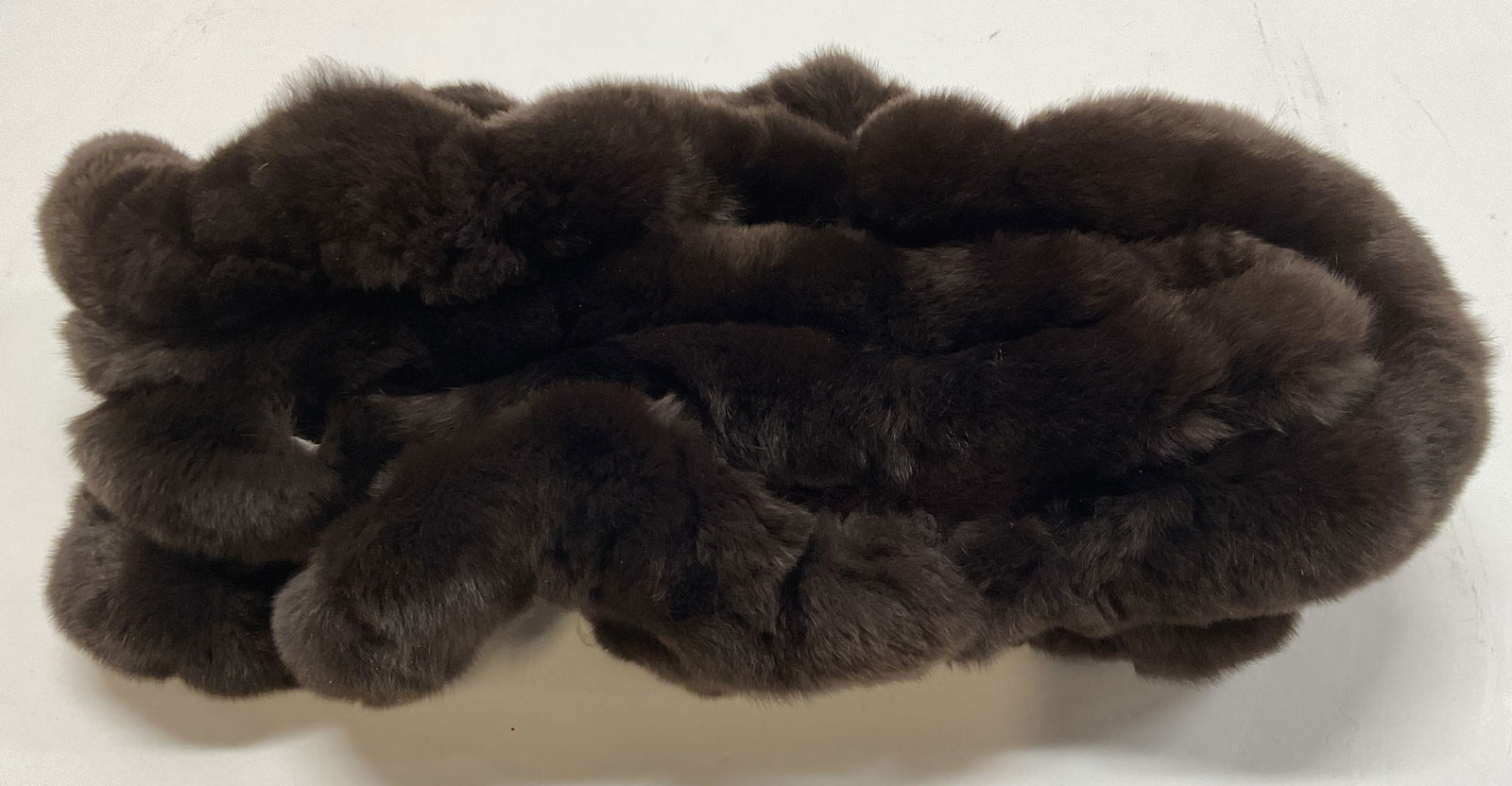 Volare Brown Fur Scarf (1 of 7)