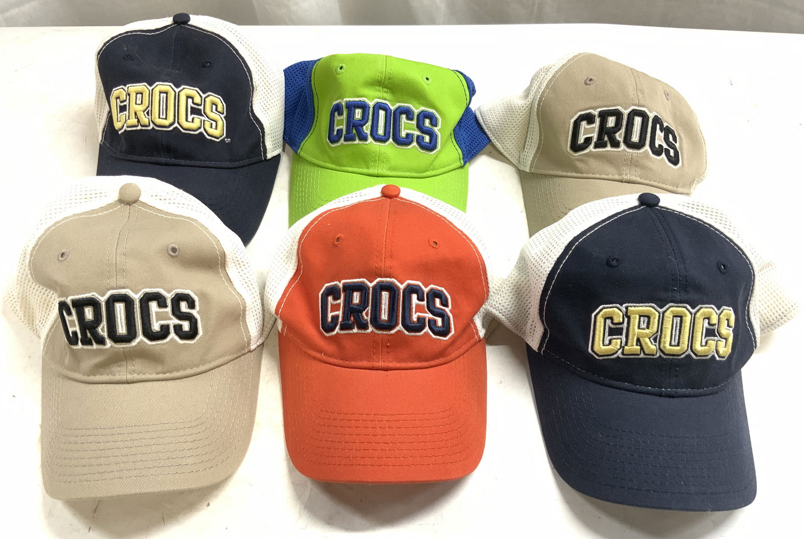 CROCS Lot 6 Assorted Wool & Mesh Baseball Caps (1 of 7)