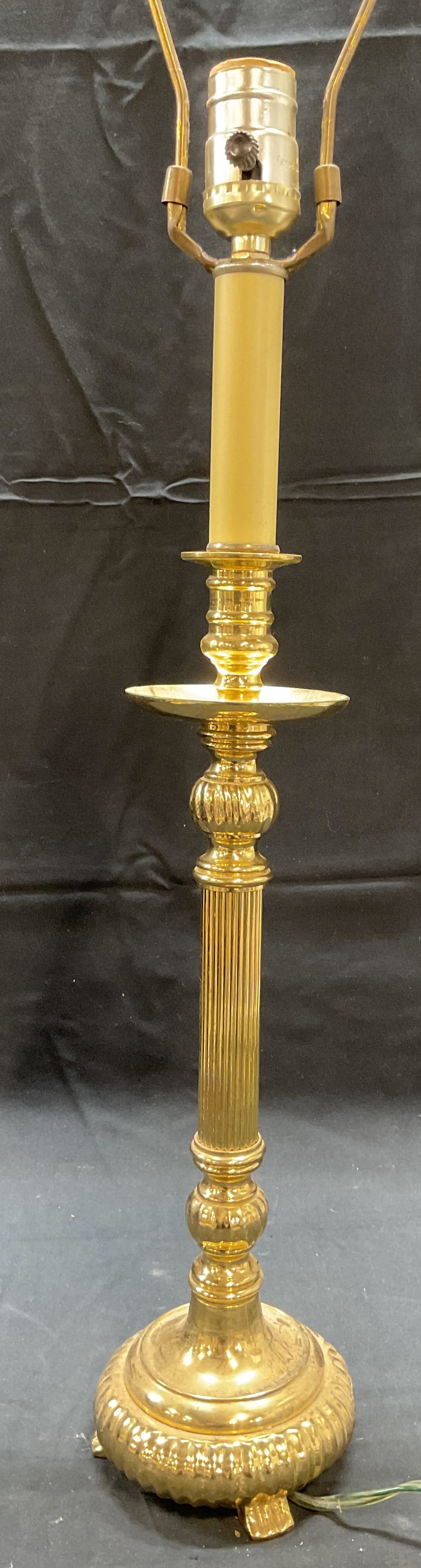 Vintage Brass Candelabra Style Table Lamp (1 of 7)