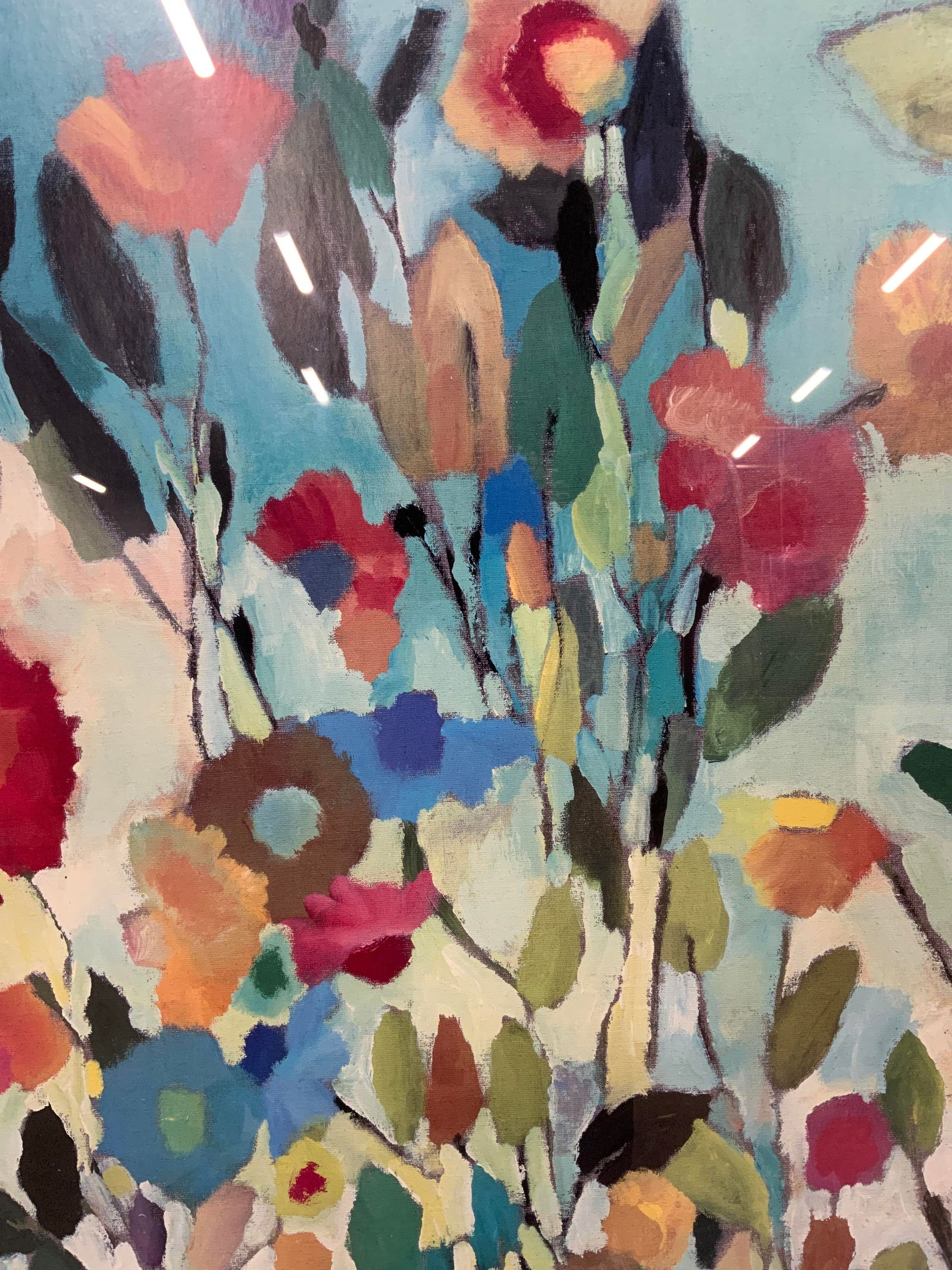 Kim Parker Turquoise Garden Large Lithograph (1 of 11)