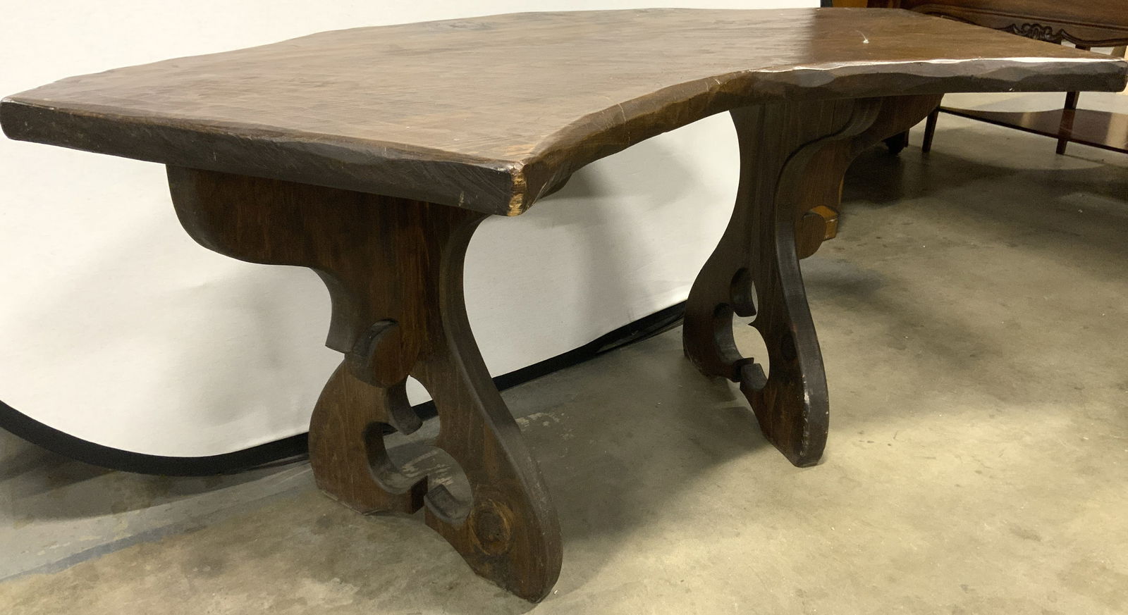 Vintage Adirondack Style Wooden Desk Brown (1 of 8)