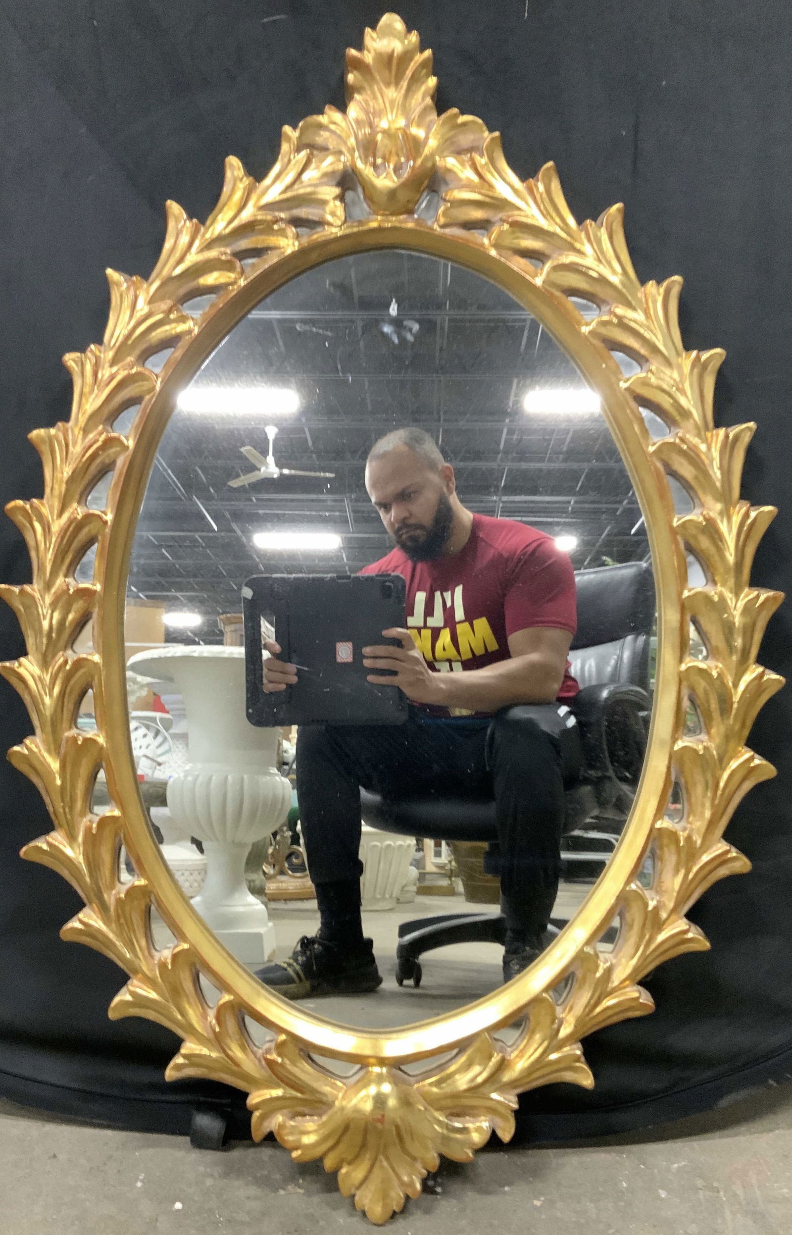 WINDSOR ART & MIRROR CO Gilt Frame Mirror (1 of 7)