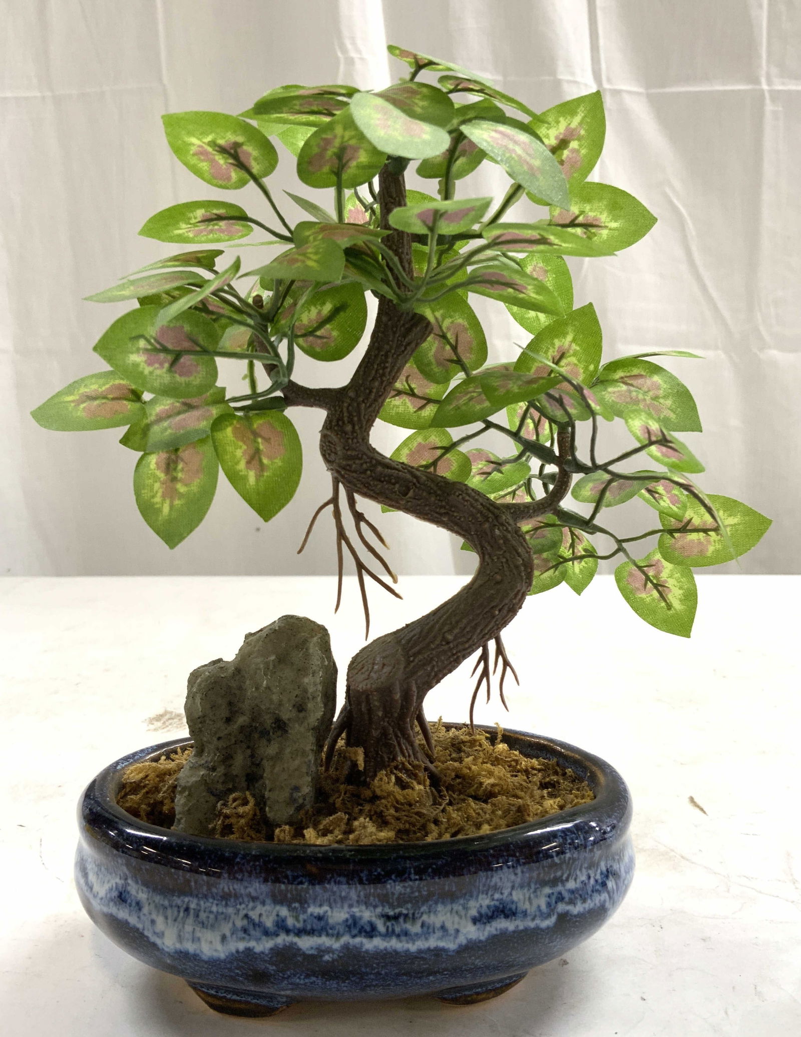 Vntg Faux Bonsai Tree In Ceramic Planter (1 of 7)