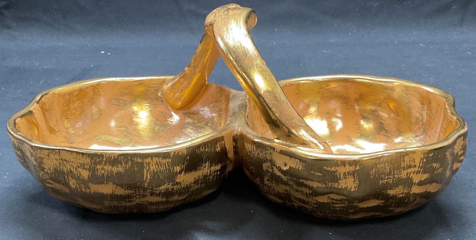 Vintage Stangl Granada Gold Ceramic Candy Dish (1 of 6)