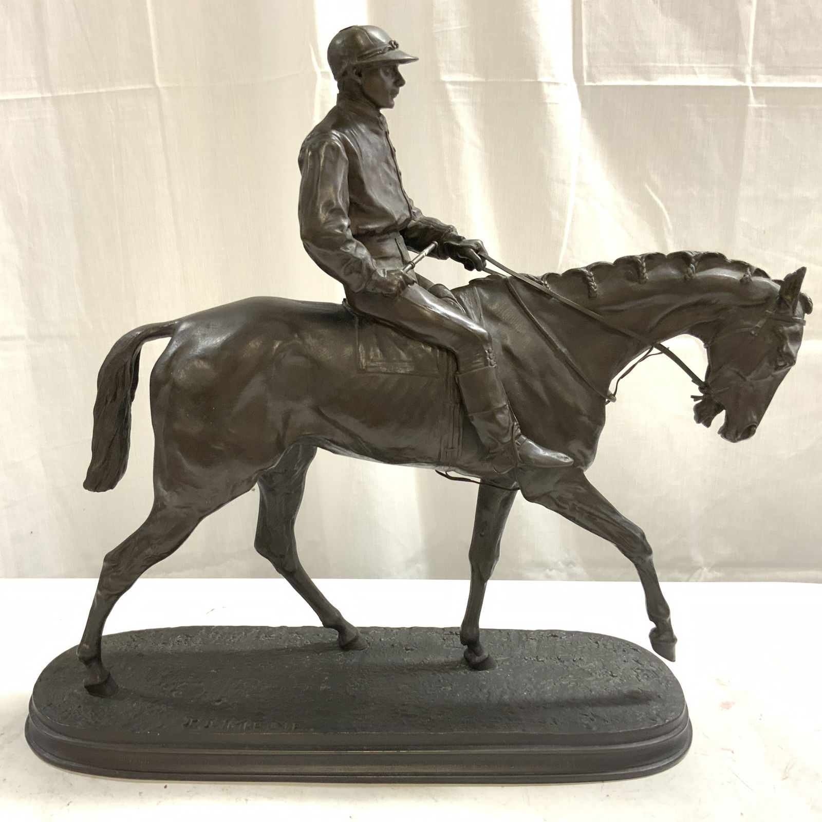 After PJ MENE Bronze Horse & His Jockey Sculpt (1 of 9)