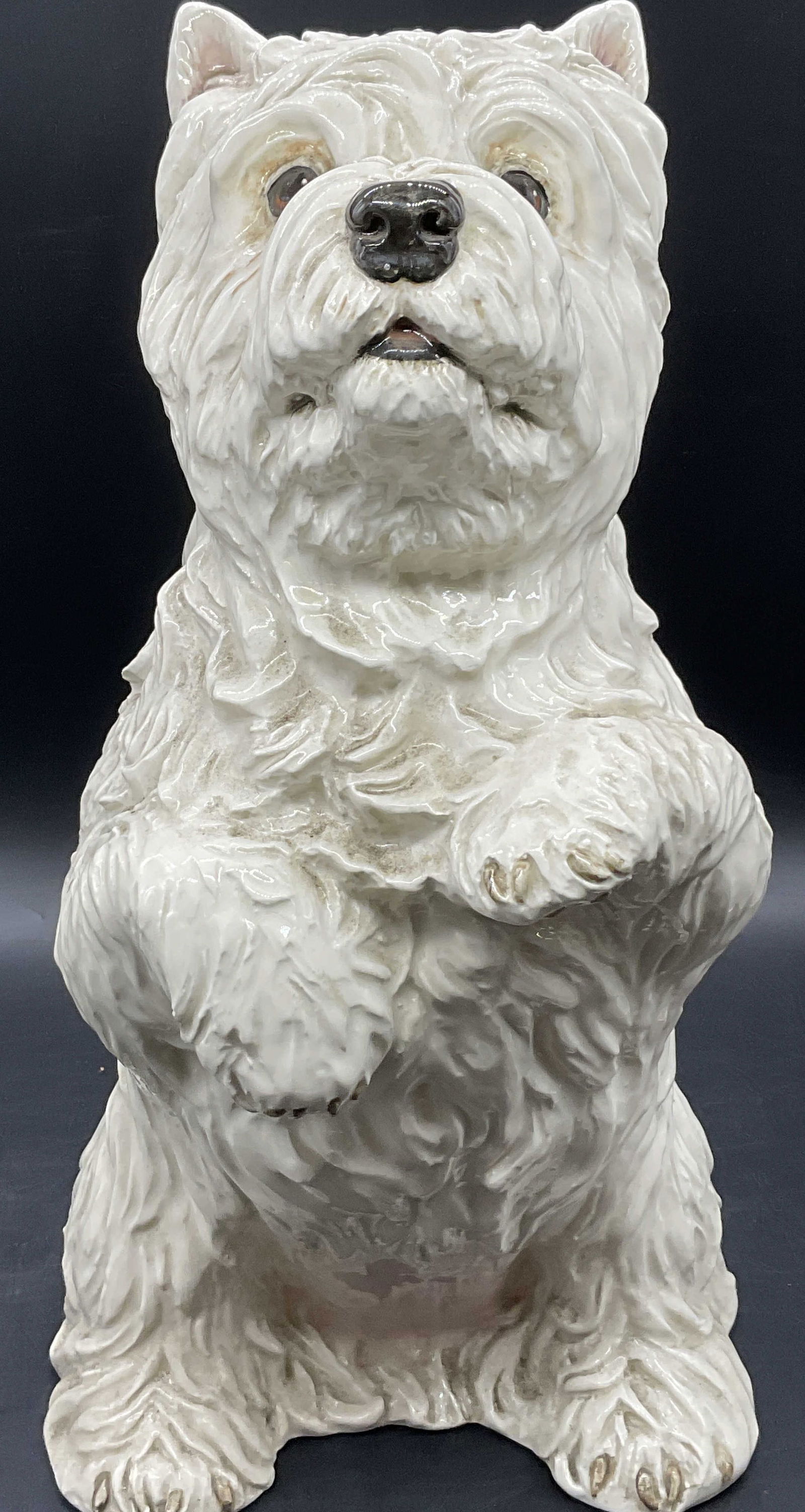 THE TOWNSENDS Ceramic Terrier Dog Statue, USA (1 of 10)