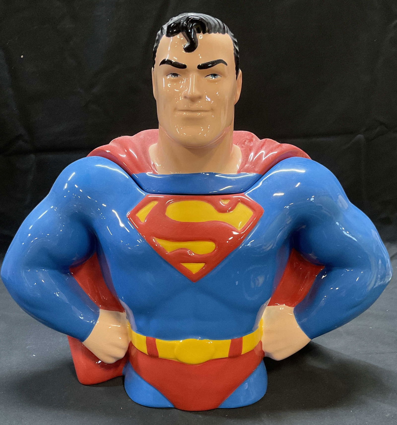 1997 Clay Art Superman Ceramic Cookie Jar (1 of 6)