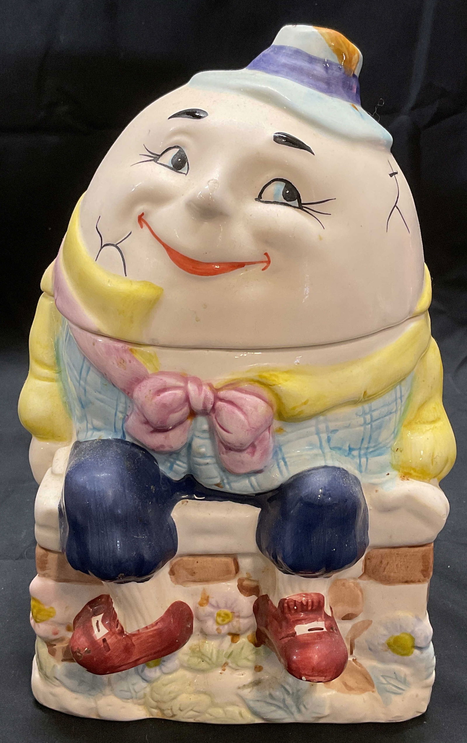 Vtg Bico China Humpty Dumpty Cookie Jar (1 of 6)