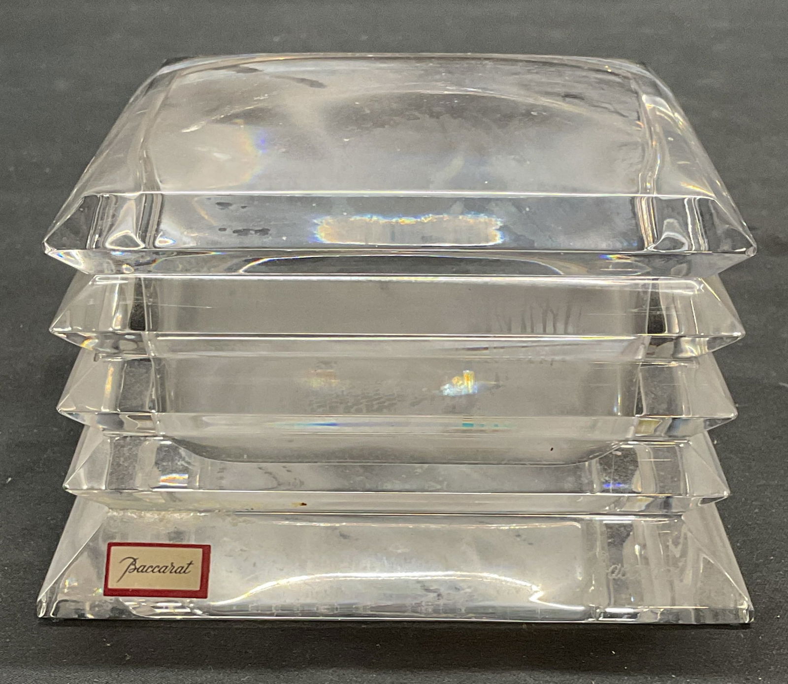 Baccarat Cut Crystal Lidded Box, France (1 of 8)