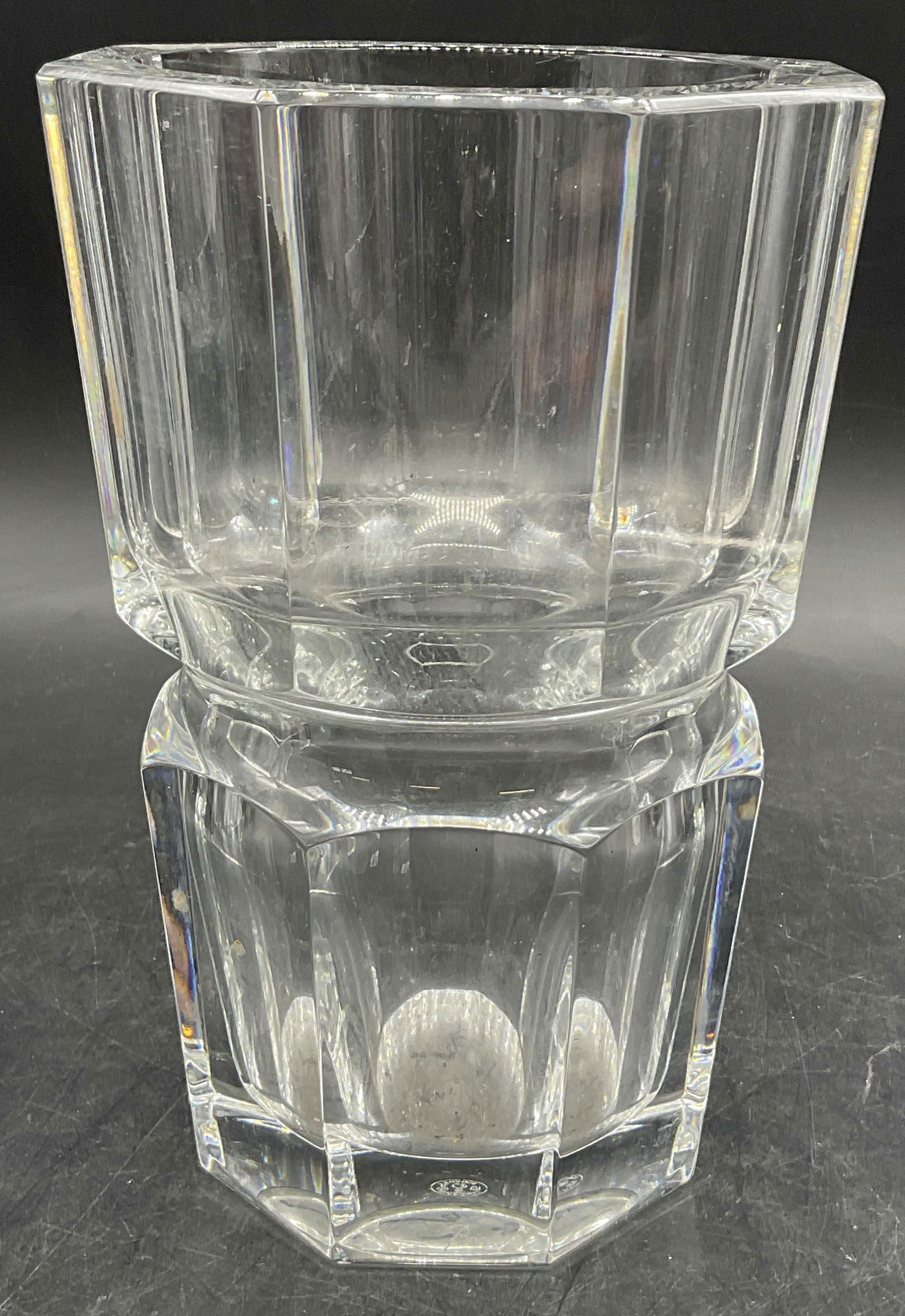 BACCARAT FRANCE Signed Edith Crystal Vase (1 of 9)