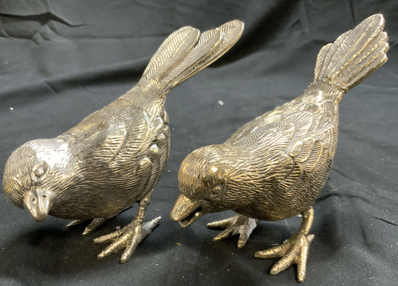 Lacquered EPNS Lot 2 Bird Figures (1 of 9)