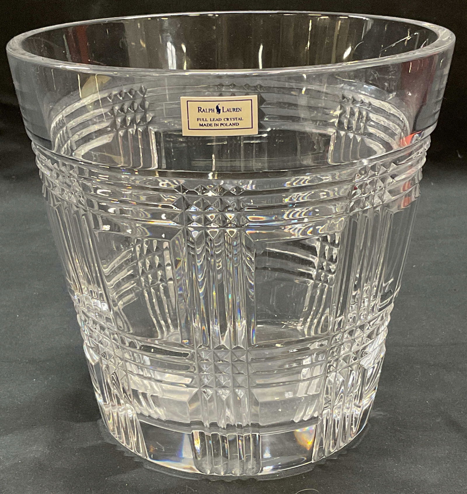 Ralph Lauren Cut Crystal Ice Bucket, Poland (1 of 6)