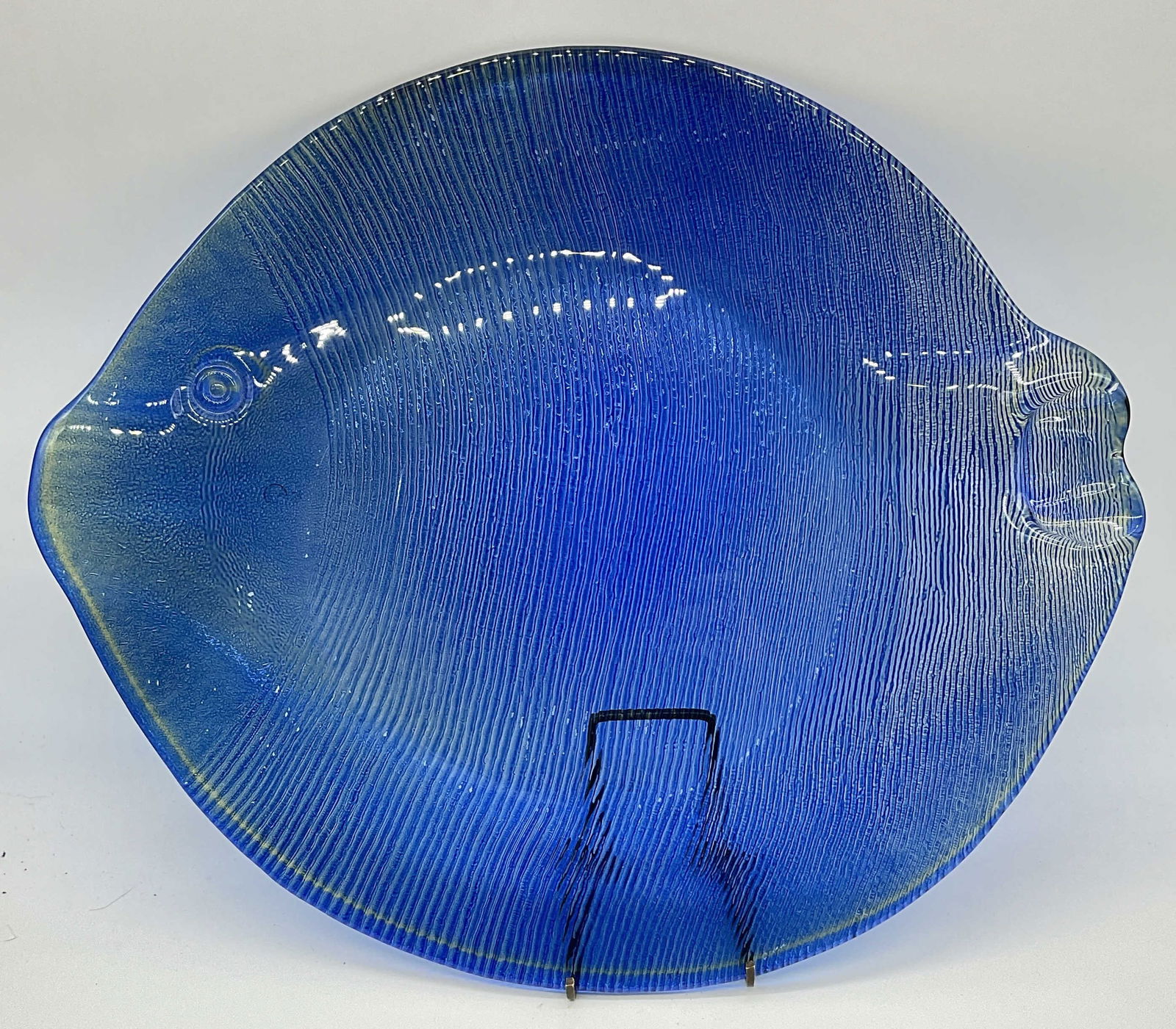 Blue Art Glass Fish Platter (1 of 8)