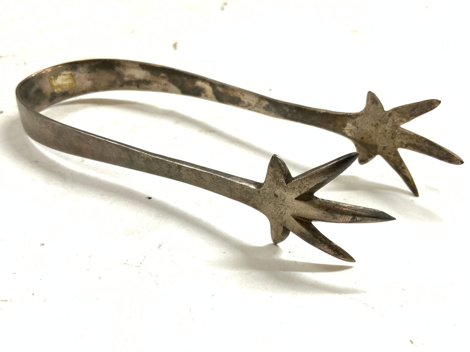 Silver Plate Vintage Claw Form Ice Tongs (1 of 8)