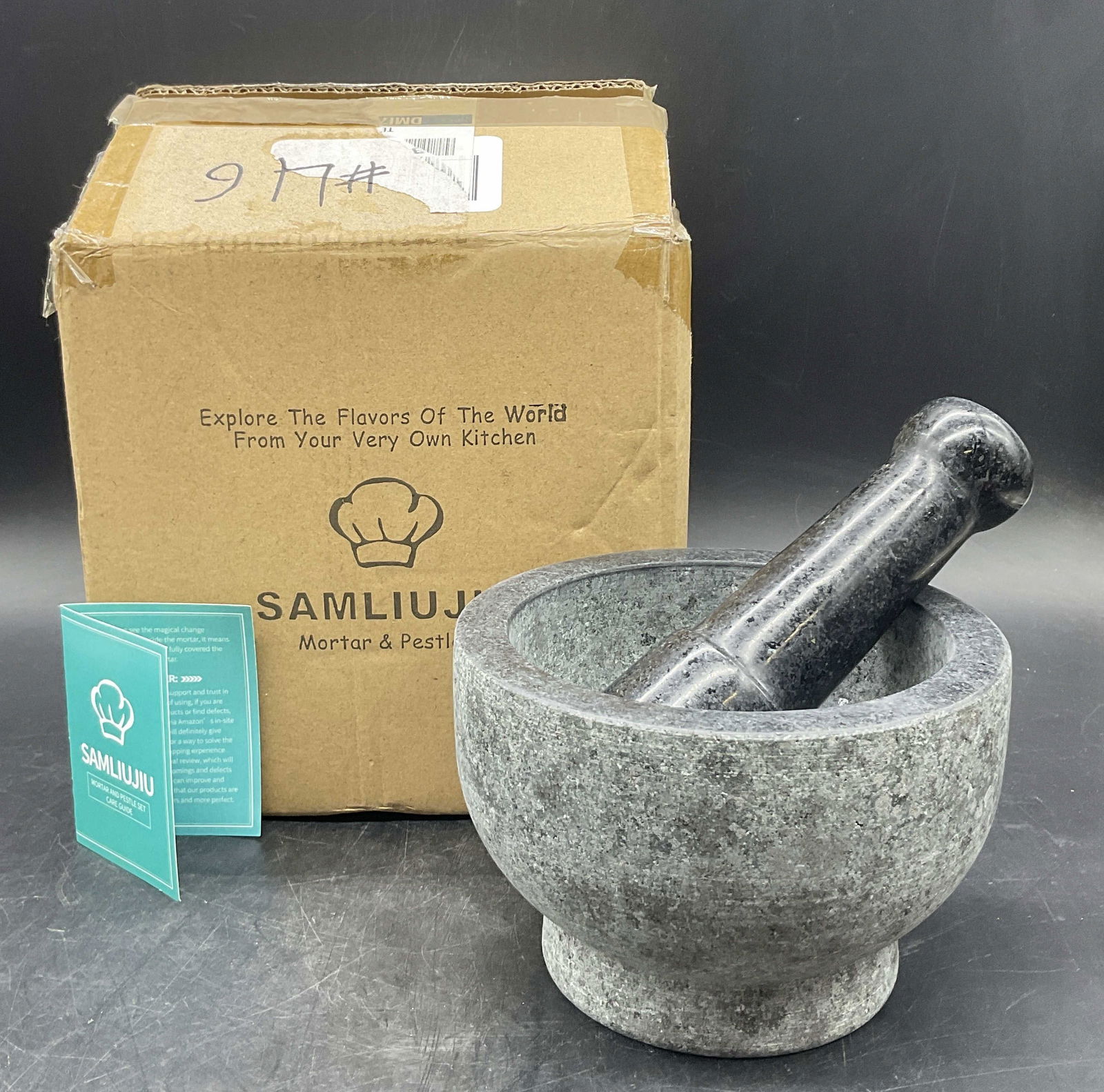 SAMLIUJIU Mortar & Pestle Set, New in Box (1 of 7)
