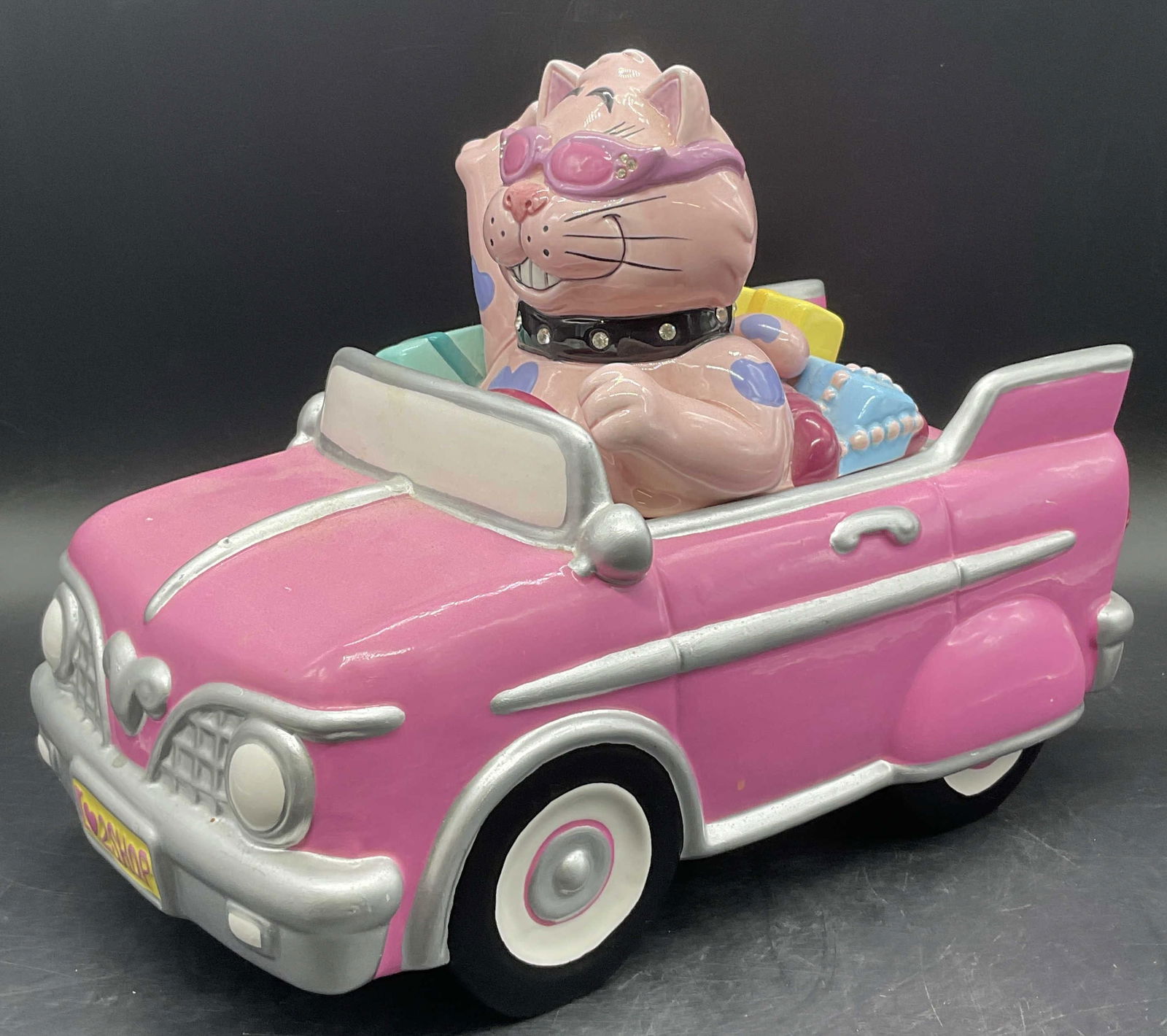1999 THE YAK PACK Cat In Convertible Cookie Jar (1 of 12)
