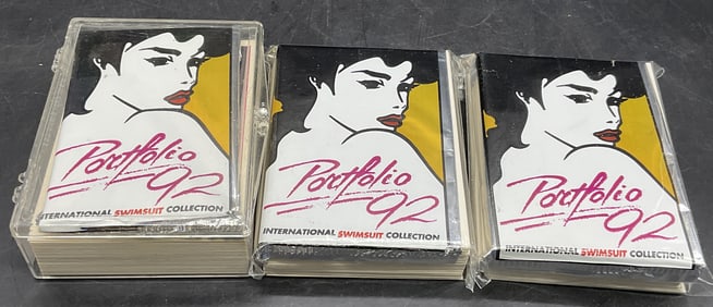 Grp Lot PORTFOLIO 92 Swimsuit Trading Cards