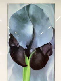 After Georgia OKeeffe Iris Lithograph
