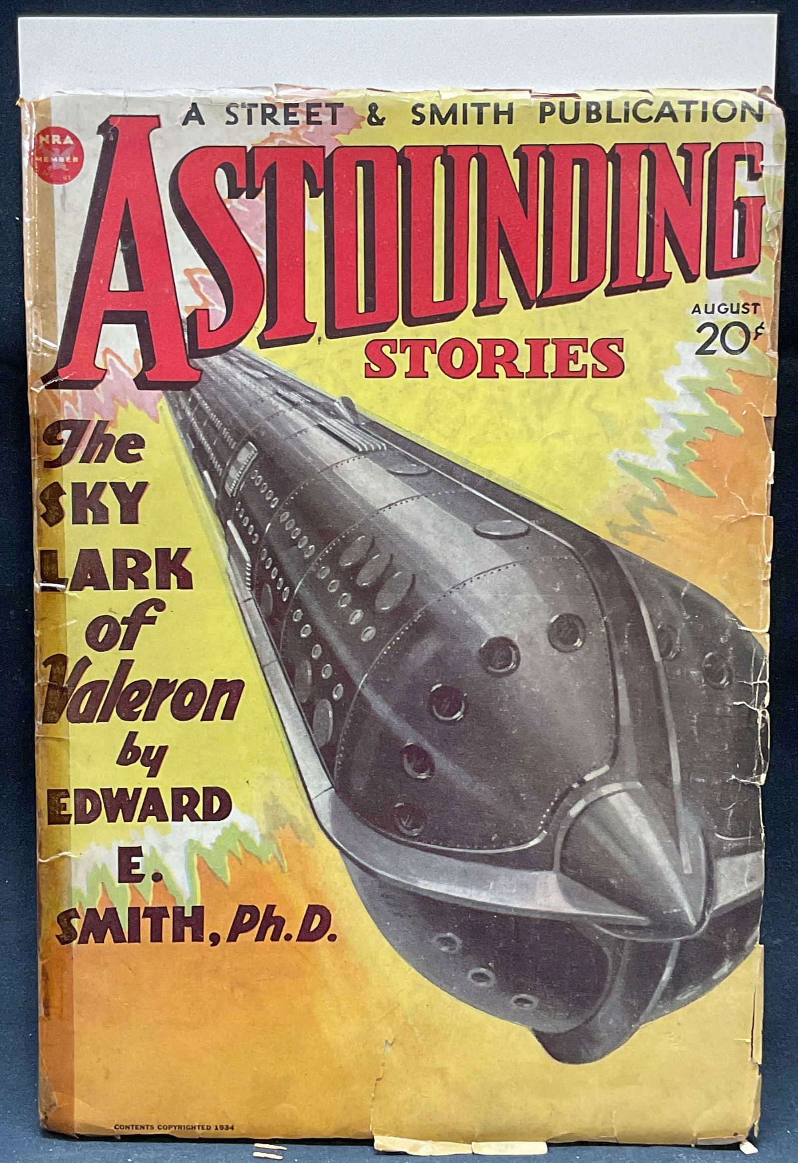 1934 Astounding Stories Vol XIII, Science Fiction (1 of 6)